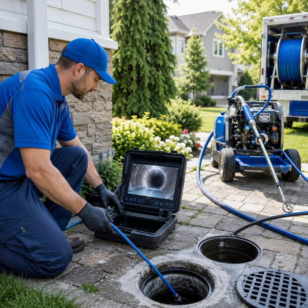 Outdoor drain cleaning professionals serving Romulus, MI