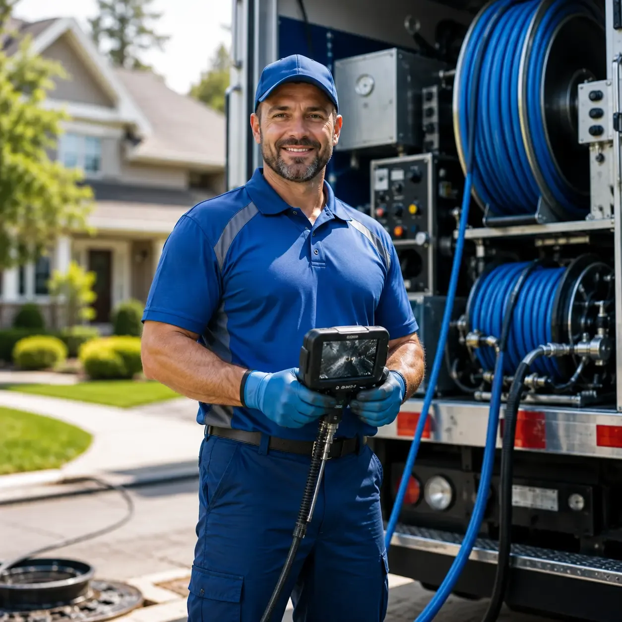 Local outdoor drain cleaning specialists in Romulus, MI